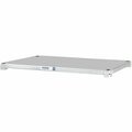 Channel SA2436 24'' x 36'' Adjustable Solid Aluminum Shelf 240SA2436